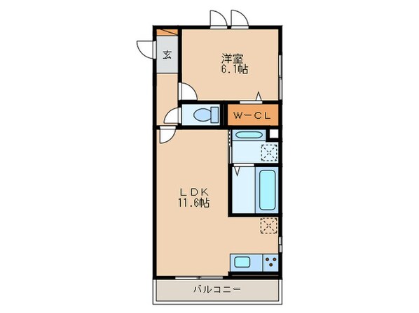 ブランズ宇久の物件間取画像